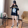 新商品 プリント ファッション ゆったり 全4色 半袖 Tシャツ＜U-11493＞