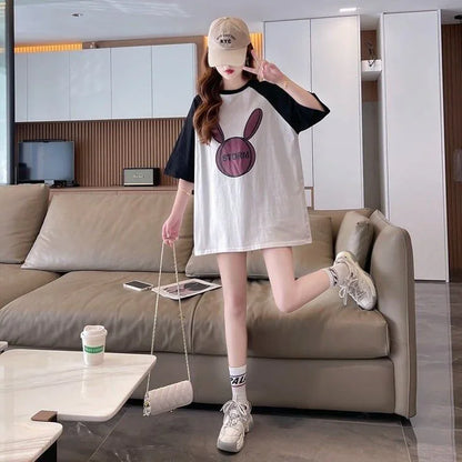 好感度UP ラグランTシャツ カラーマッチング 三色 プリント半袖 ＜U-3014＞