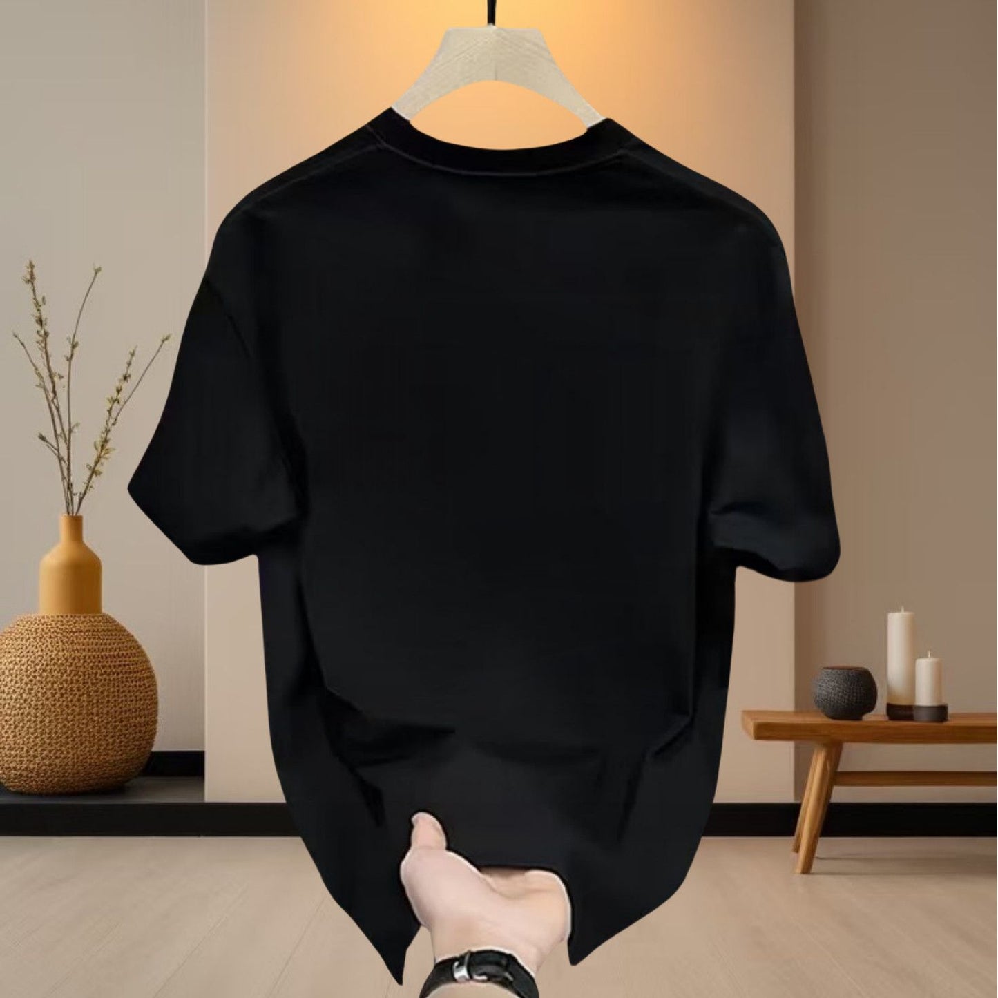 男女兼用 通気性 シンプル 半袖 Tシャツ U-13216