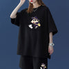 【半額セール】話題沸騰中  韓国系 半袖Ｔシャツⅹパンツセット全4色F-7095