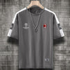 男女兼用 人気 シンプル プリント 半袖 Tシャツ U-13175