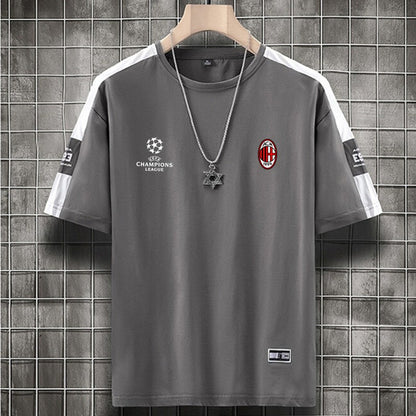 男女兼用 人気 シンプル プリント 半袖 Tシャツ U-13175