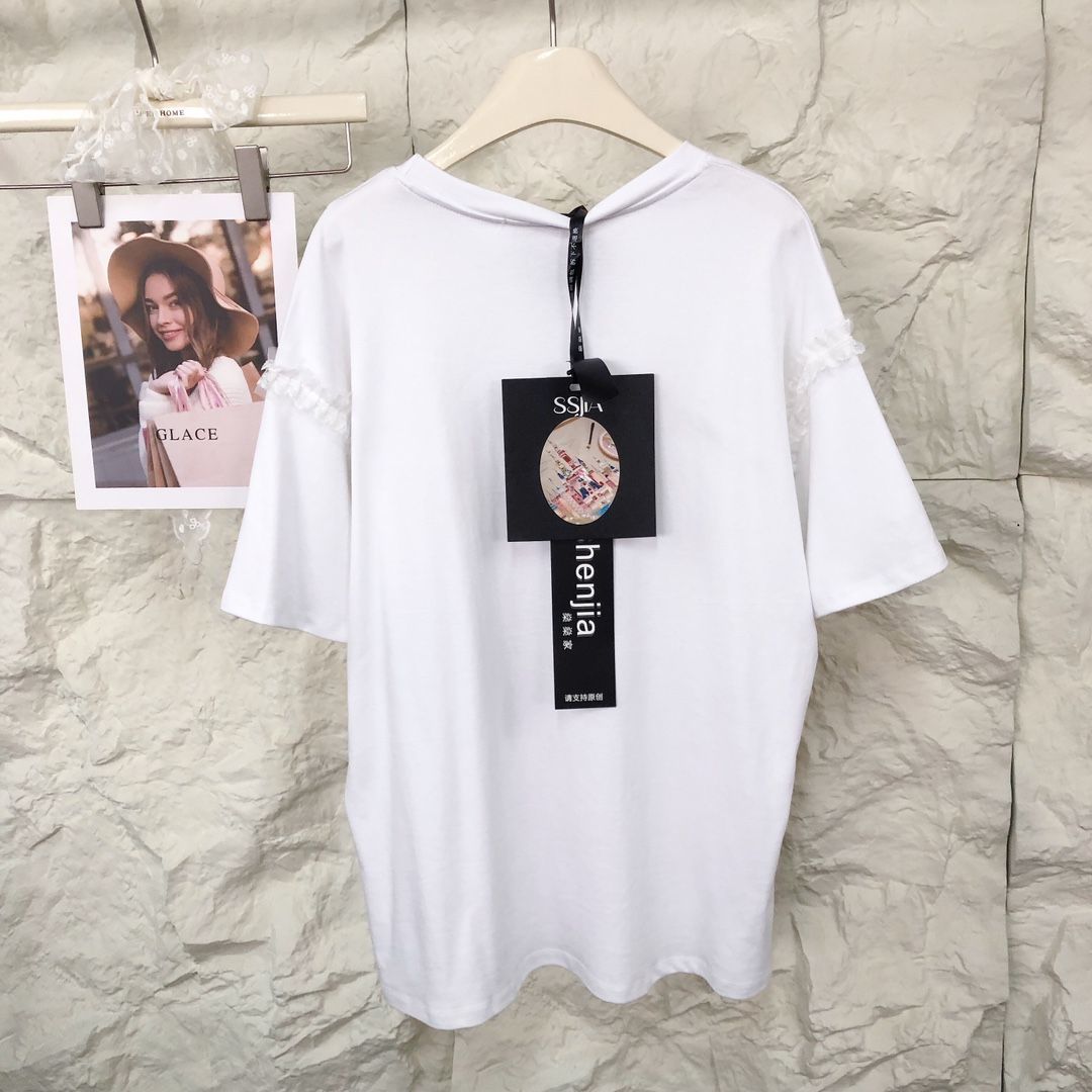 人気トレンド 新作 カジュアル プリント Tシャツ U-13475