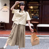 大人可愛い レトロ カジュアル 半袖 シャツ U-80059