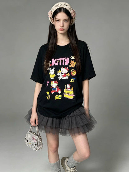 新作トレンド プリント カジュアル Tシャツ U-13470