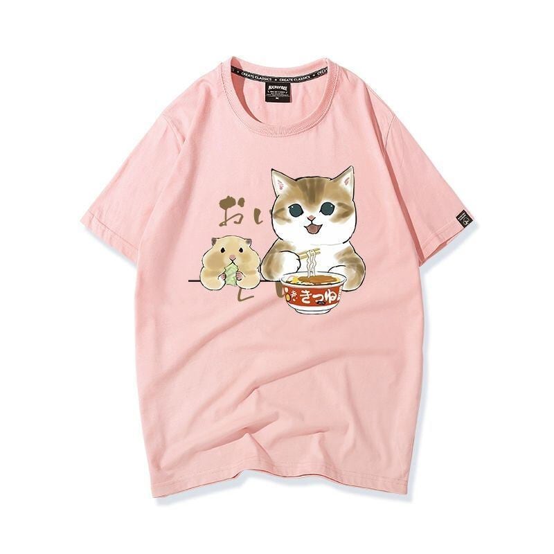 大好評 キュート 人気上昇中 着心地良い カジュアル プリント 全8色 半袖Tシャツ<U-9340>