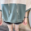 高級感 帽子付き 半袖 Tシャツ スウェット ＜U-8640＞