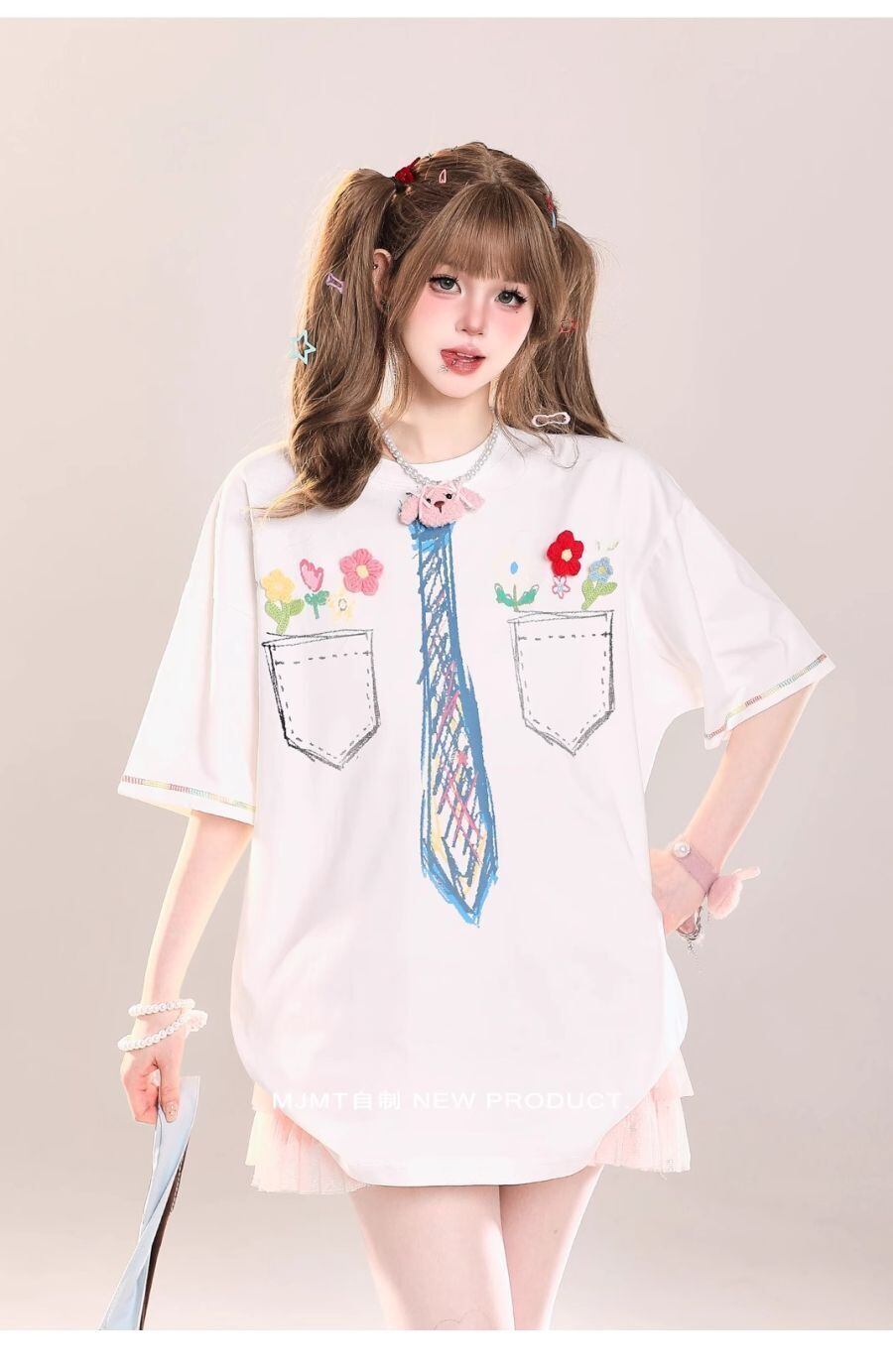 定番シンプル 絶対流行 今季マストバイ 早い者勝ち カジュアル 2色選択 Tシャツ<U-11664>