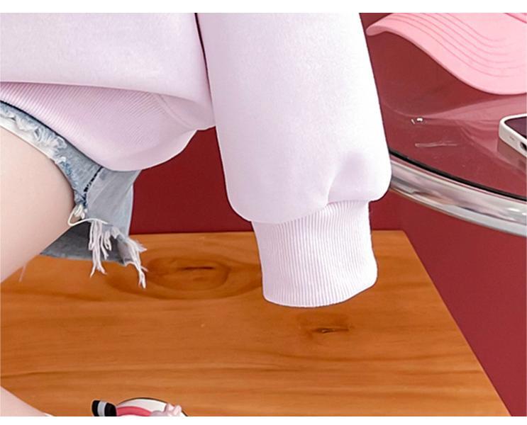 絶対欲しい グラフィック 折り襟 ロゴゆったりスウェット全2色トップス＜U-4779＞