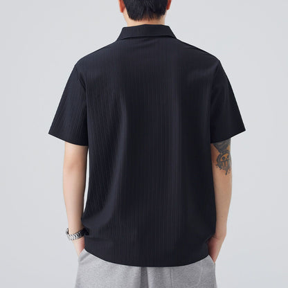 肌触りよい シンプル 半袖 Tシャツ U-80031