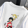 新商品 カジュアル 定番シンプル プリント 全6色 半袖Tシャツ<U-8767>