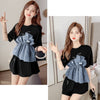 カジュアル 切り替え オシャレ度満点 Tシャツ カットソー＜U-3268＞