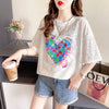 オシャレ度満点 プリント 高級感溢れる Tシャツ カットソー＜U-3336＞