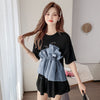 カジュアル 切り替え オシャレ度満点 Tシャツ カットソー＜U-3268＞