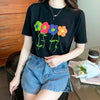個性的なデザイン プリント 一目惚れ Tシャツ カットソー＜U-3273＞