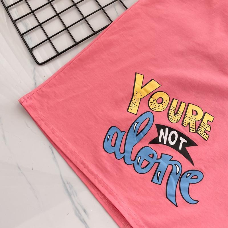 新商品 プリント ファッション ゆったり 全4色 半袖 Tシャツ＜U-11443＞