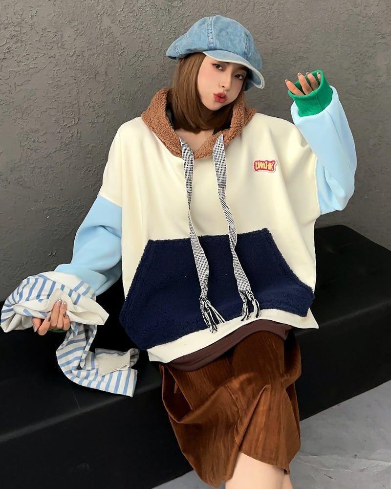 見逃し厳禁 個性派 上質 暖かい パーカー<U-5685>