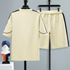 男女兼用 カジュアル スポーツ Tシャツ & ショーツ セットアップ U-80004