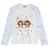 可愛い プリント ゆったり 甘カジュアル 長袖 Tシャツ F-13501