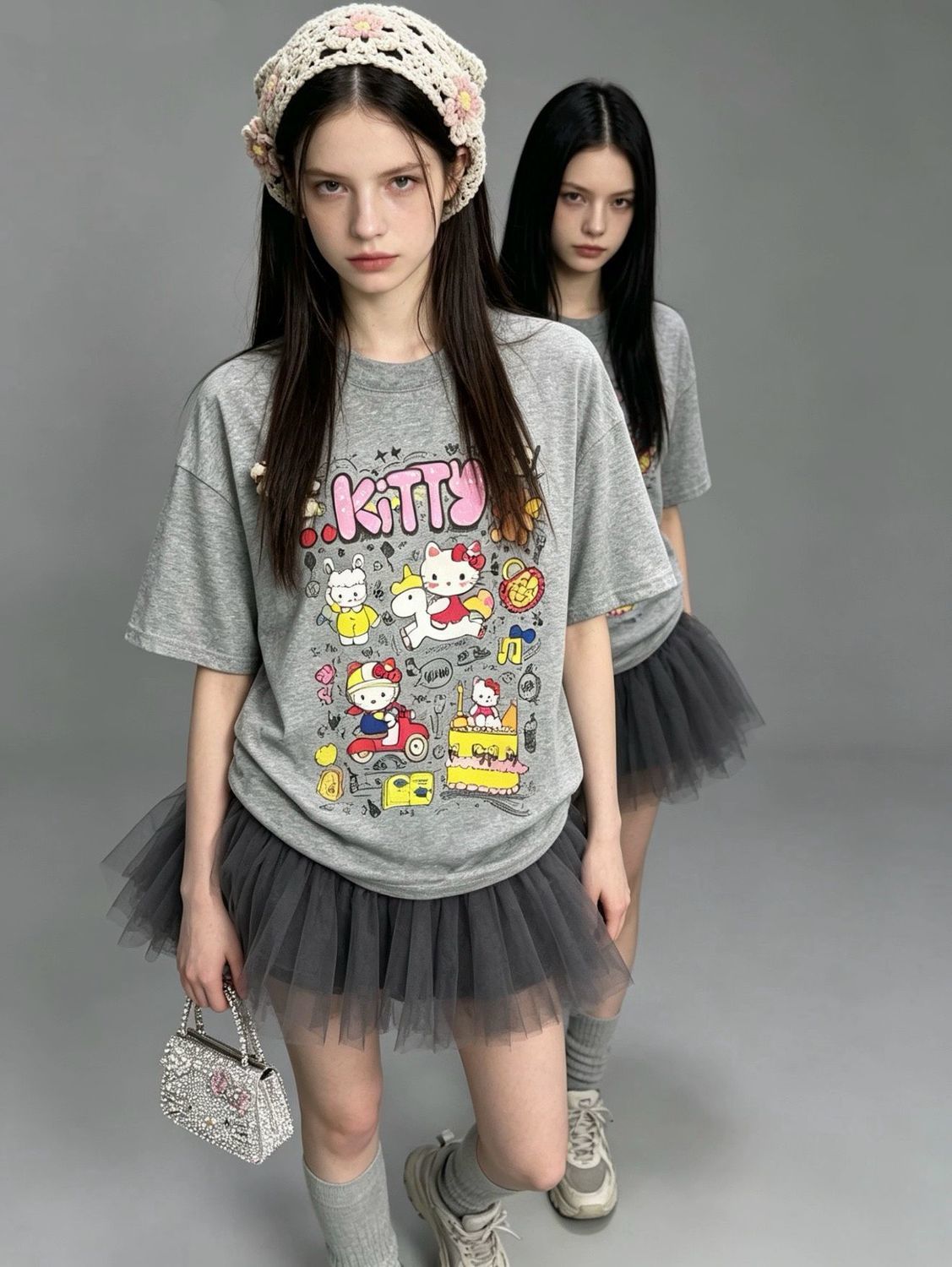 新作トレンド プリント カジュアル Tシャツ U-13470