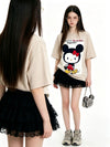 トレンド プリント カジュアル Tシャツ U-13477