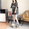 ゆったり感アップ 切り替え オシャレ度満点 プリント Tシャツ カットソー＜U-3387＞