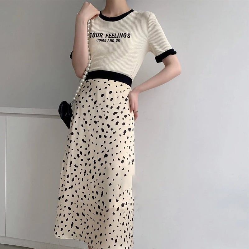 ゆったり感アップ アルファベット ファッション Tシャツ カットソー＜U-3077＞