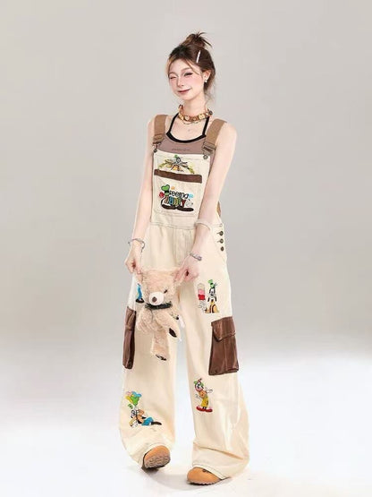 キュート オシャレ 都市ファッショ デザイン 切り替え ジョガーパンツ <U-11387>