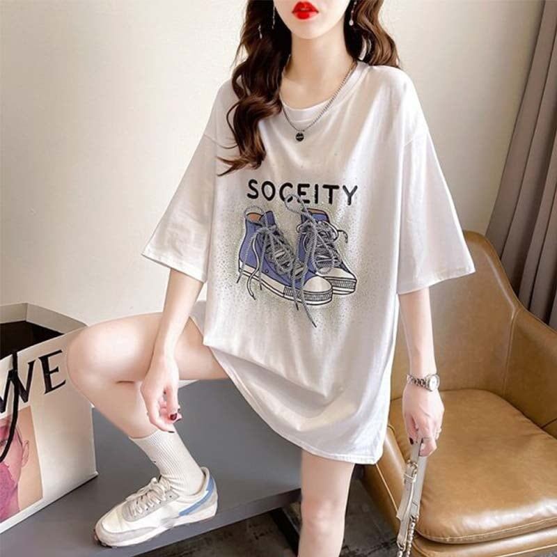 オシャレ度満点 プリント 今季大好評 Tシャツ カットソー トップス＜U-3281＞