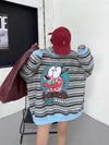 【裹起毛】オシャレデザイン  sweet系可愛い スウェット<U-10564>