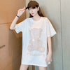 今季大好評 切り替え 着心地抜群 プリント Tシャツ カットソー＜U-3483＞