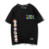 超人気商品 プリントロゴ ユニセックス ゆったり半袖 全6色Tシャツ<U-4897>