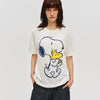 男女兼用 シンプル プリント 半袖 Tシャツ F-13493