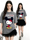 トレンド プリント カジュアル Tシャツ U-13477
