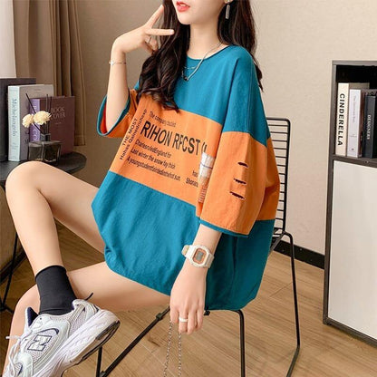 オシャレ度満点 3色選択可 美感いっぱい Tシャツ カットソー＜U-3042＞