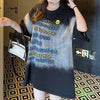 ファッション アルファベット カジュアル Tシャツ カットソー＜U-3092＞