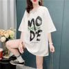 オシャレ度満点 切り替え 好感度満載 プリント Tシャツ カットソー＜U-3672＞