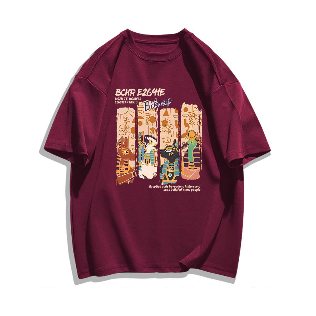 着回し力抜群 アバンギャルド 特別デザイン プリント全5色 半袖Tシャツ<U-8712>