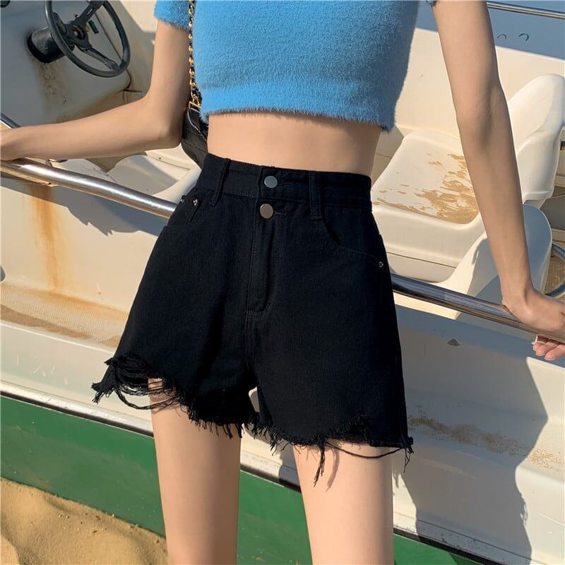 清涼感たっぷり ハイウエスト ファッション パンツ ボトムス＜U-3361＞