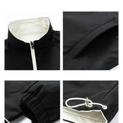 【🔥半額 春限定】『雨の日も安心』 撥水加工 男女兼用  リバーシブル ライトジャケット U-13057