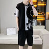 男女兼用 人気 カジュアル Tシャツ & ショーツ セットアップ U-80076