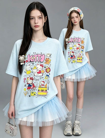 新作トレンド プリント カジュアル Tシャツ U-13470