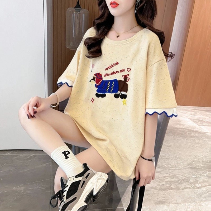 おすすめ 好感度UP 美人度アップ カジュアル 全4色 半袖 Tシャツ ＜U-11147＞
