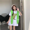 早い者勝ち 早い者勝ち 絶対流行 カジュアル 2色選択 Tシャツ+カウルネック<U-11153>