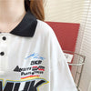 着心地抜群 切り替え 女性力を高める プリント Tシャツ カットソー＜U-3524＞