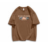 ポップなプリントが夏に映えるプリントTシャツ 半袖 全8色 Tシャツ <U-9252>