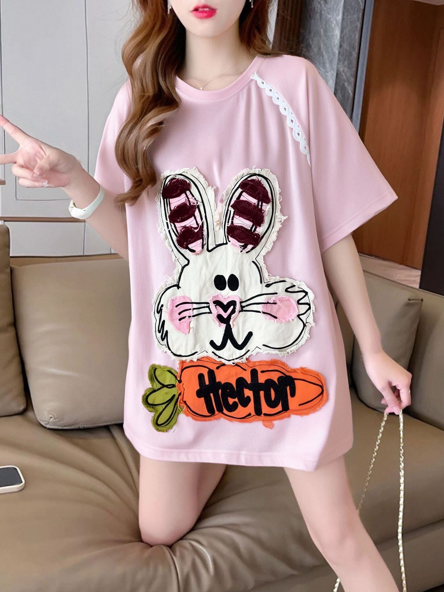 大活躍 好感度UP 海外トレンド カジュアル 全4色 半袖 Tシャツ ＜U-11096＞