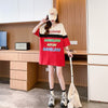 キュート 早い者勝ち 絶対流行 カジュアル 2色選択 Tシャツ<U-11134>