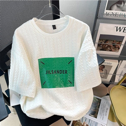 ゆったり感アップ 切り替え 美人度アップ Tシャツ＋ショートパンツ セットアップ＜U-3457＞