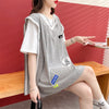 おすすめ アバンギャル 大活躍 ドレイヤード風 切り替え 全2色 半袖Tシャツ<U-8752>